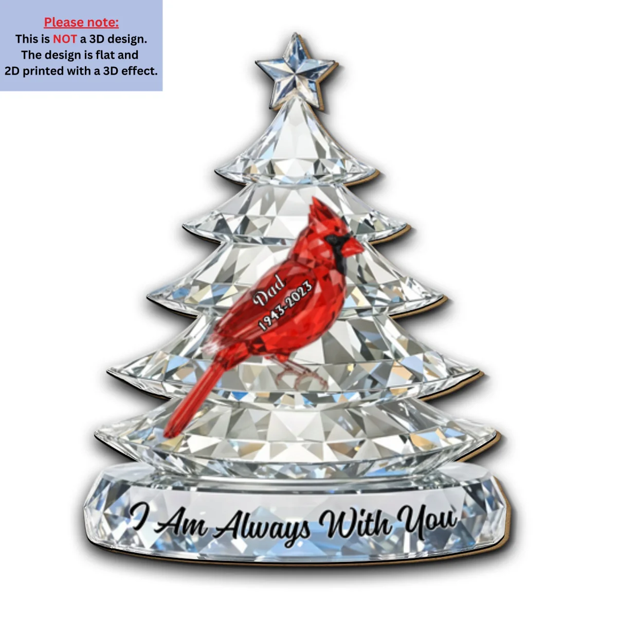 Never Leave Your Side - Personalized Custom 3D Effect Car Visor Clip - Image 5