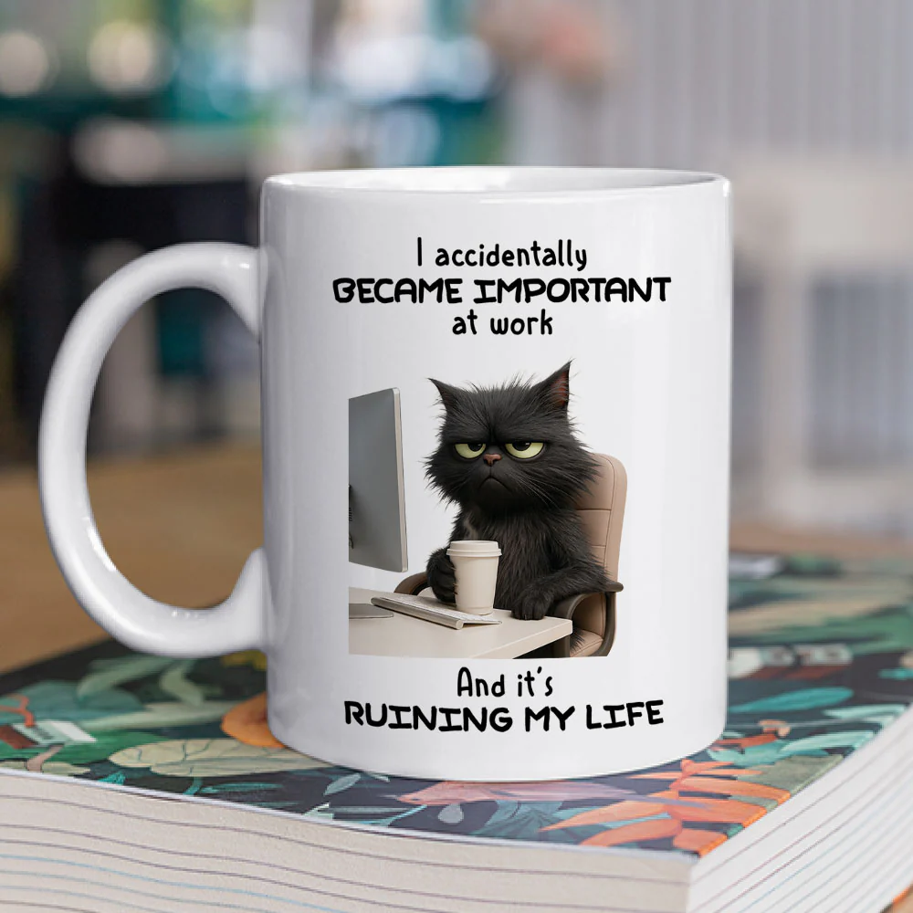 Never See This Coming - Personalized Custom Coffee Mug - Image 2