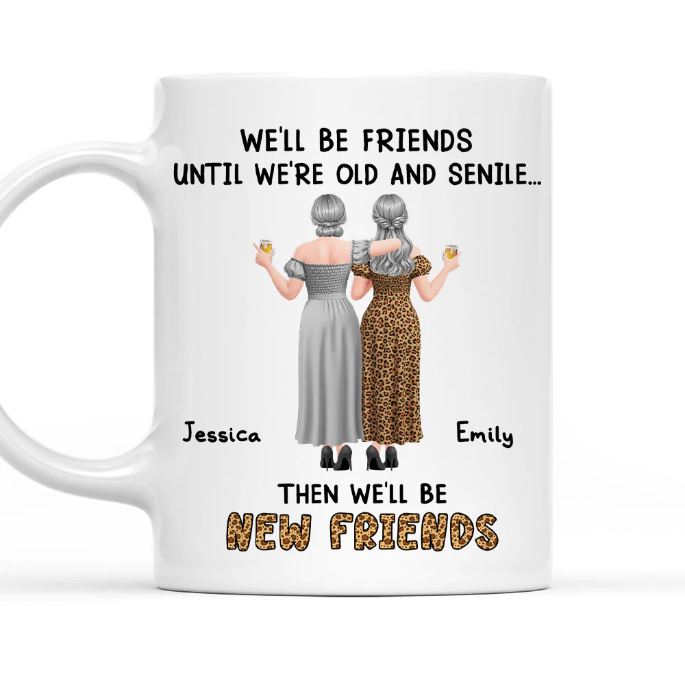 New Friends - Personalized Custom Coffee Mug