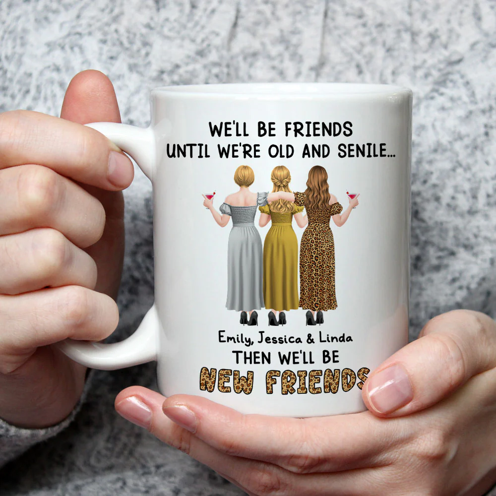 New Friends - Personalized Custom Coffee Mug - Image 4