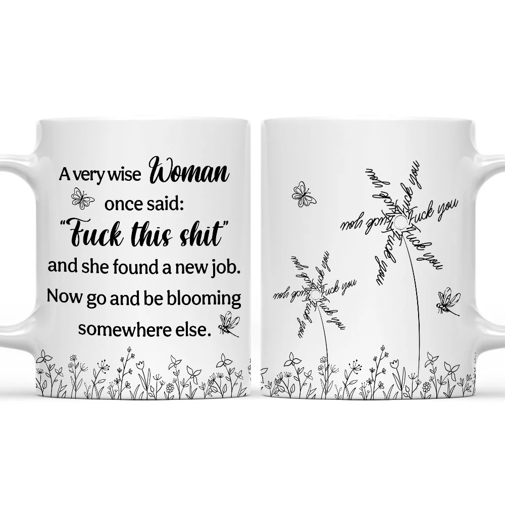 New Job But Same Hidden Sass - Personalized Custom Coffee Mug