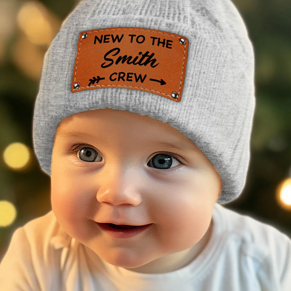 New To The Crew - Personalized Custom Beanie - Image 2