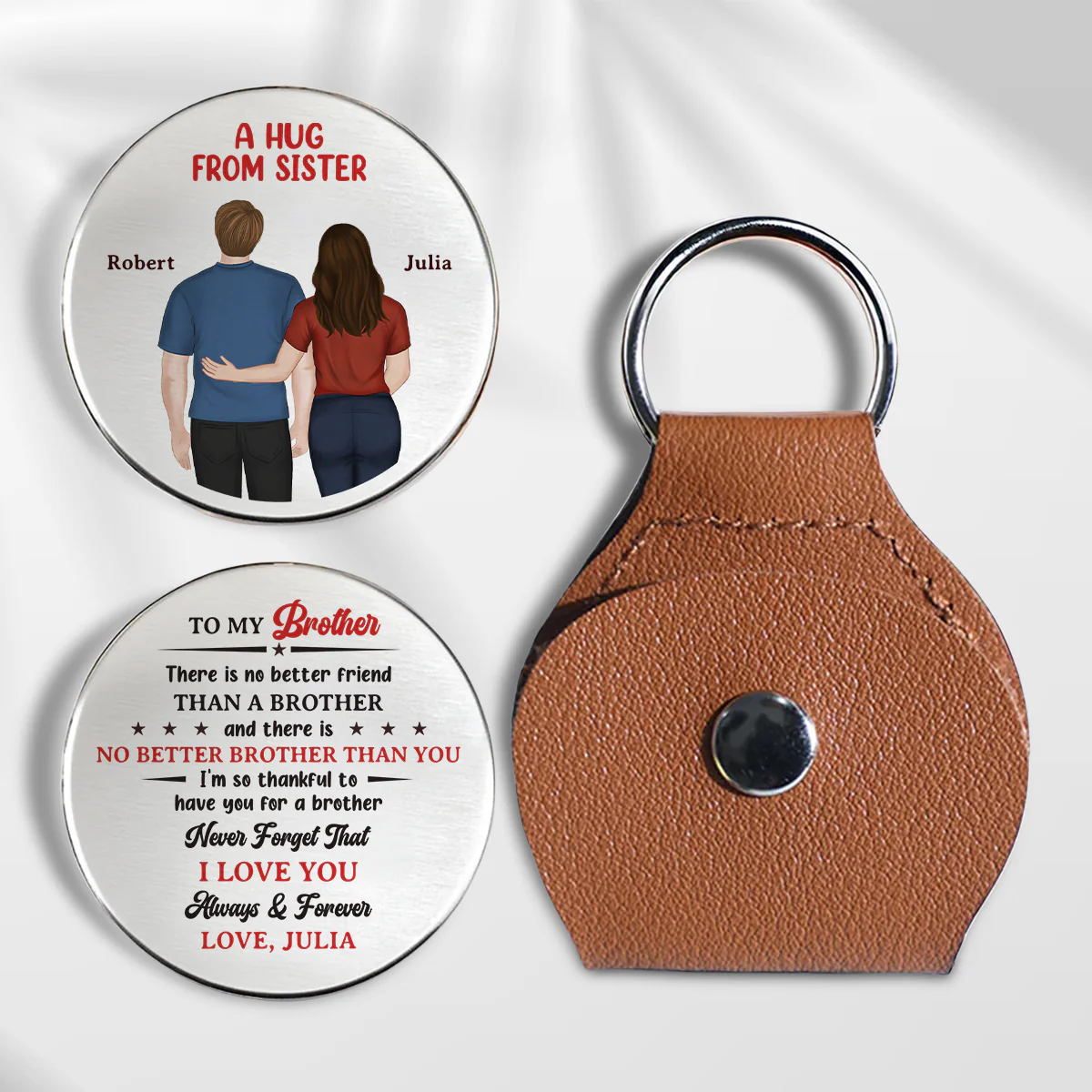 Better Brother - Personalized Custom Pocket Hug