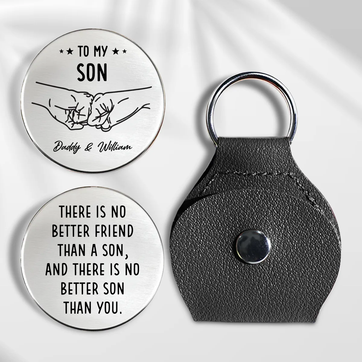 No Better Son Than You - Personalized Custom Pocket Hug