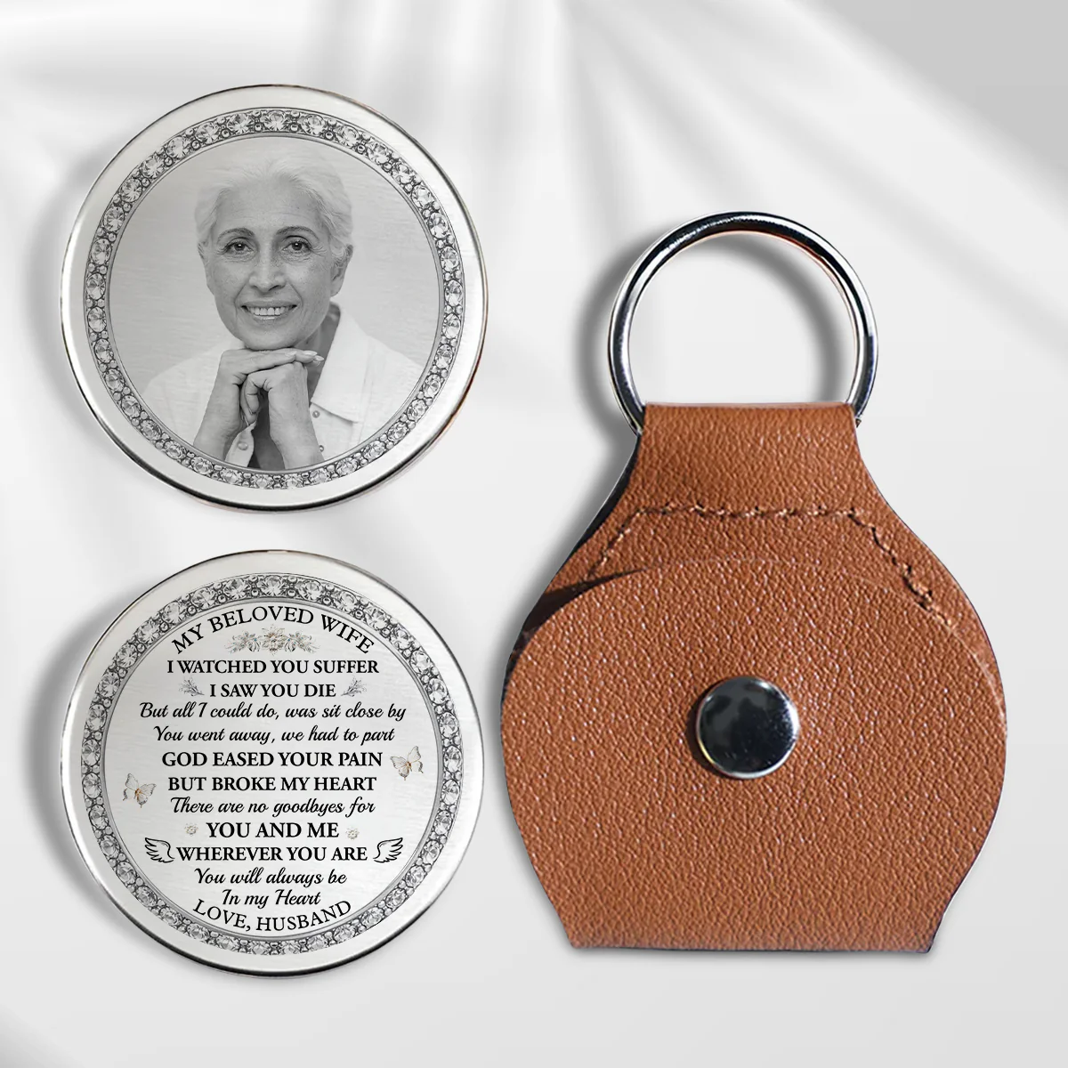 No Goodbyes - Personalized Custom Pocket Hug