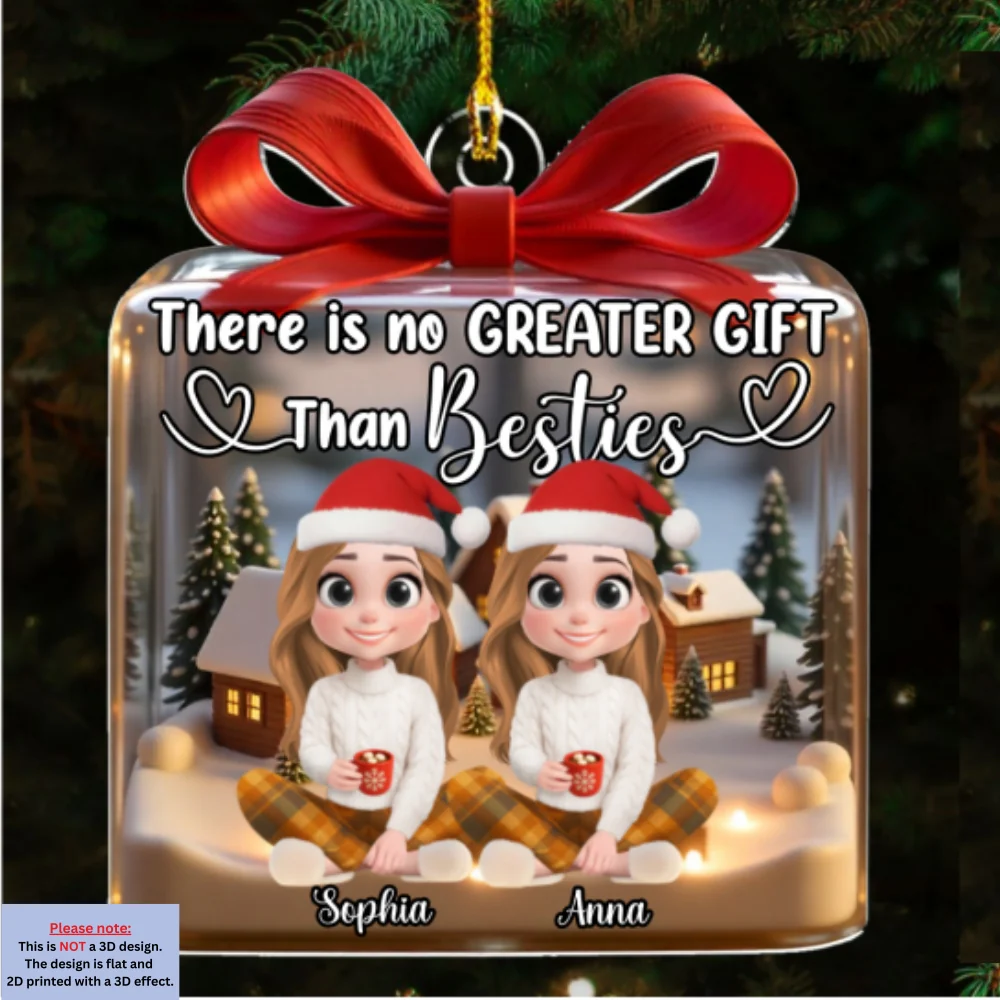 No Greater Gift - Personalized Custom Acrylic Ornament - Image 6