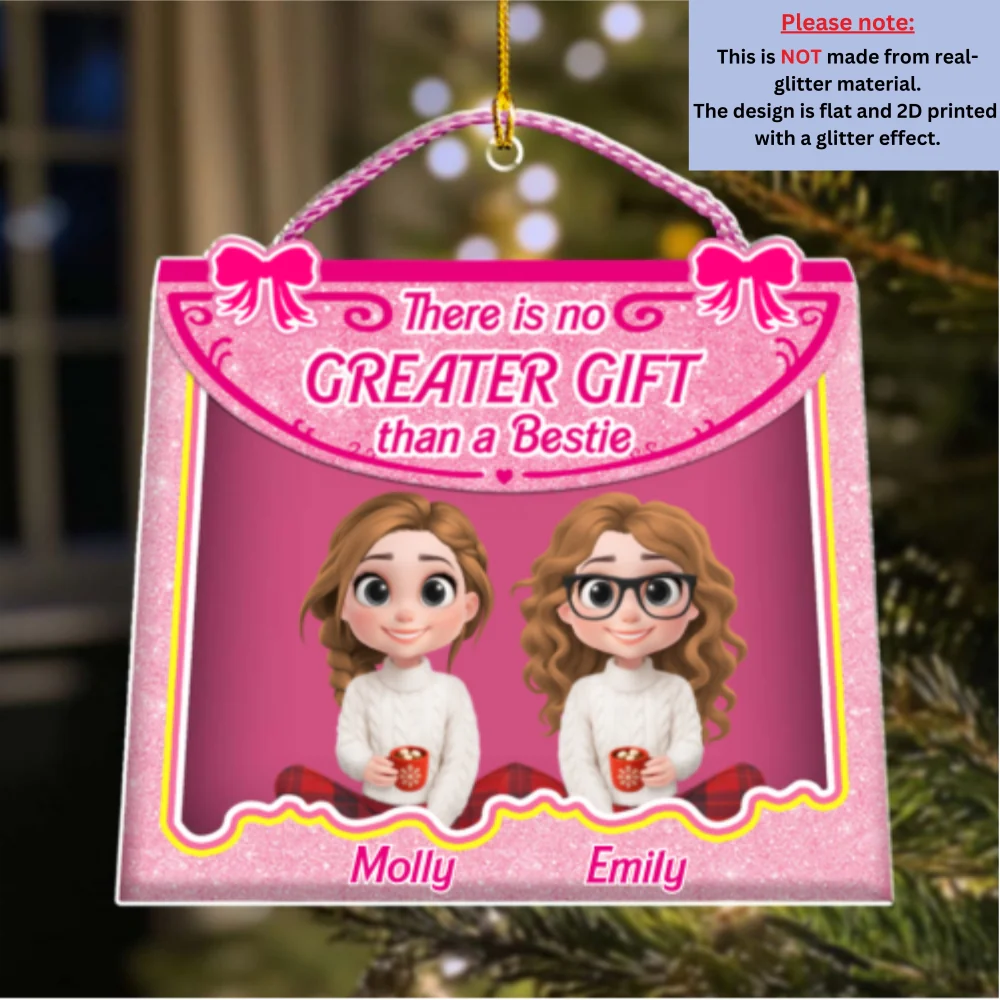 No Greatest Gift Than All You - Personalized Custom Acrylic Ornament - Image 7
