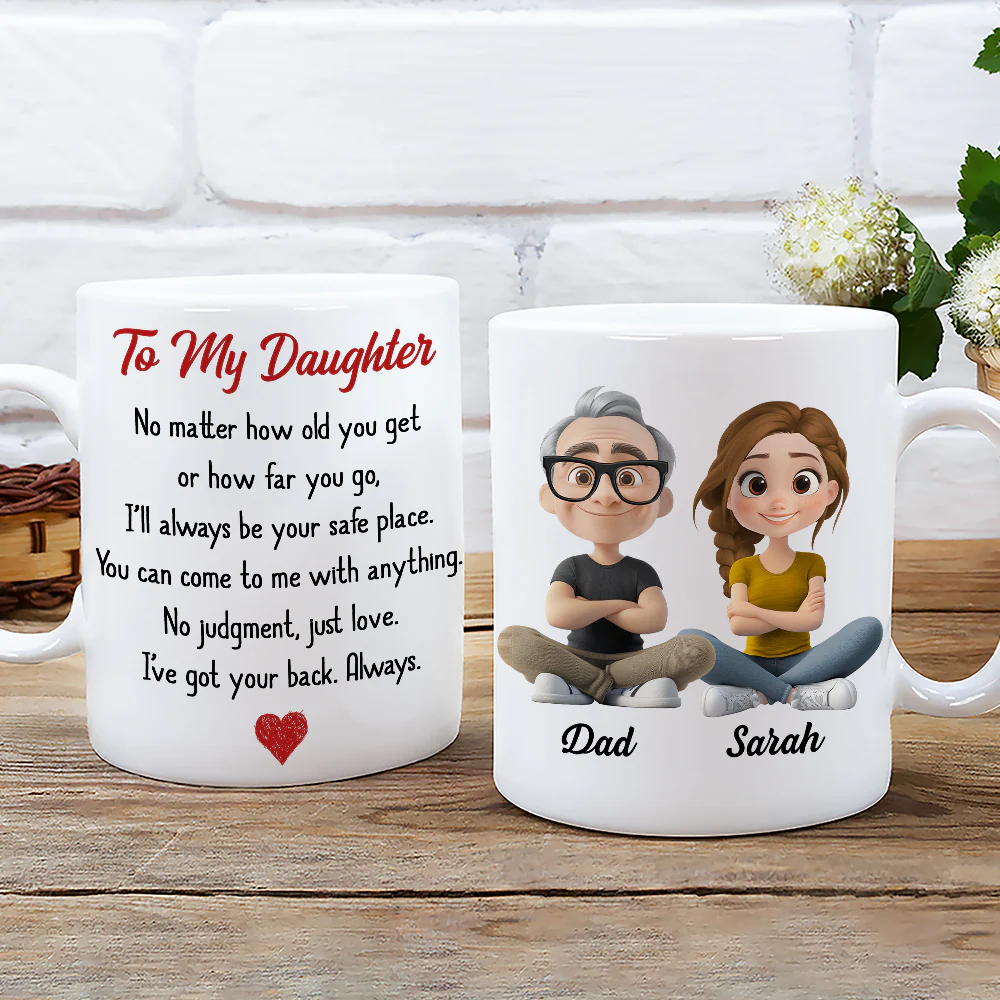 No Judgment Just Love- Personalized Custom Coffee Mug - Image 2
