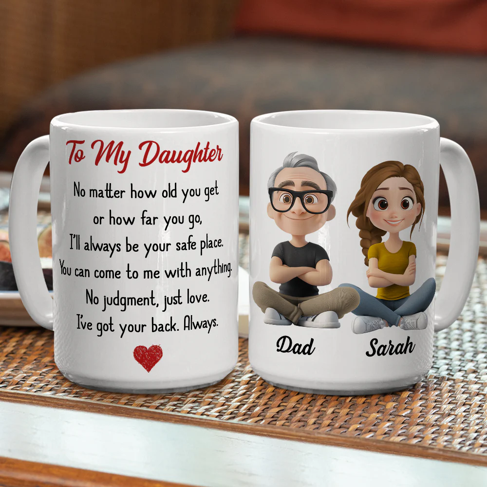 No Judgment Just Love- Personalized Custom Coffee Mug - Image 4