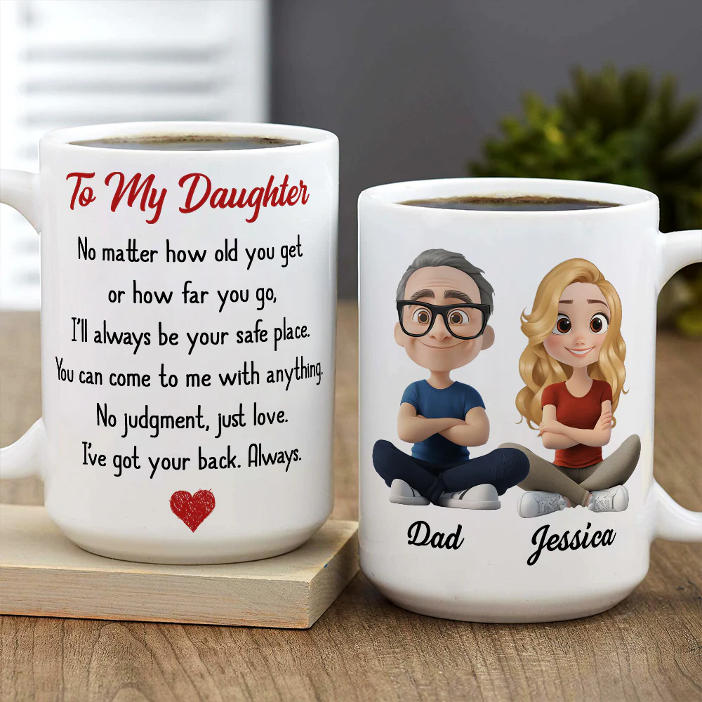 No Judgment Just Love- Personalized Custom Coffee Mug - Image 5