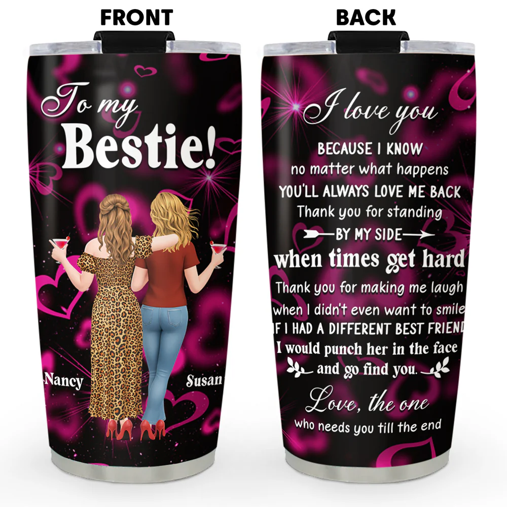 No Matter What Happens - Personalized Custom Tumbler