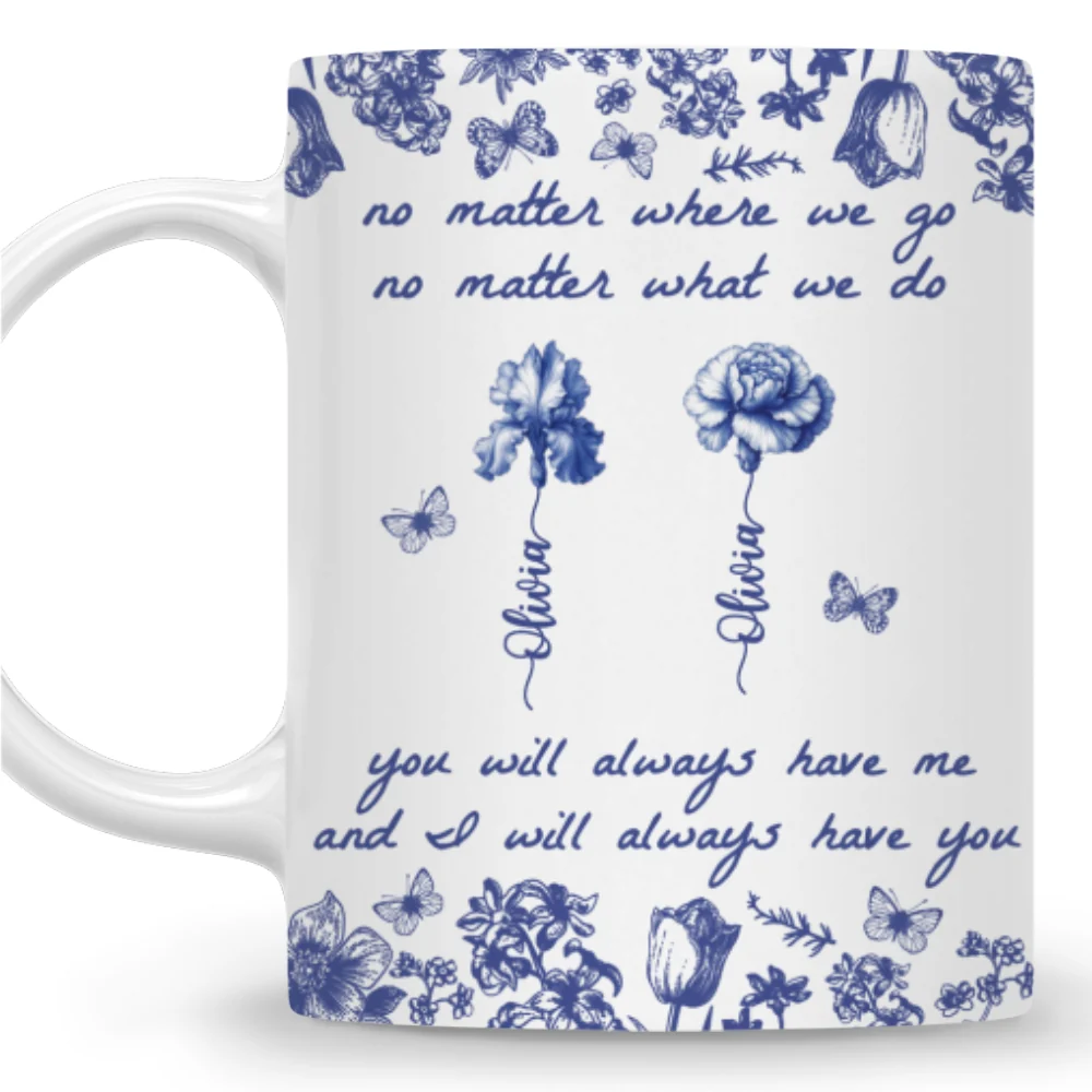 No Matter Where We Go - Personalized Custom Coffee Mug - Image 7