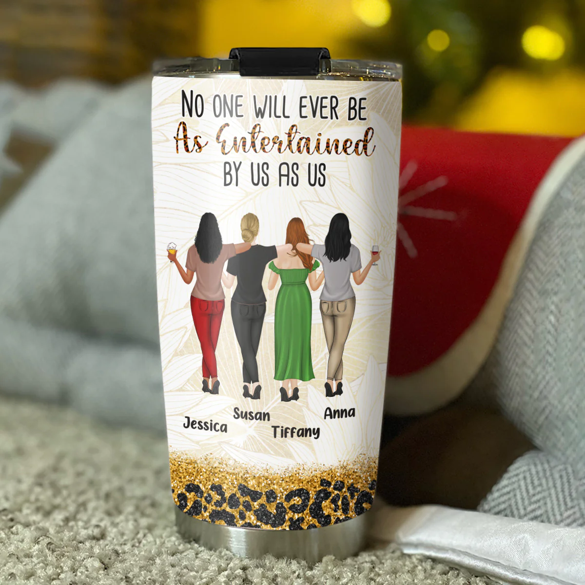 No One Entertained As Us - Personalized Custom Tumbler - Image 4