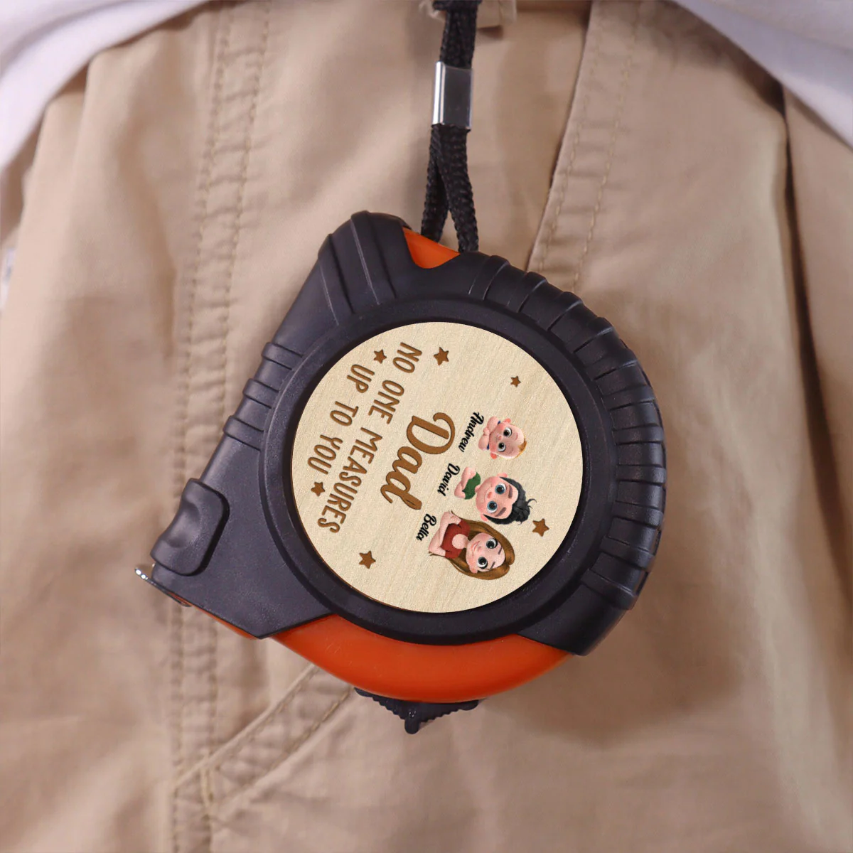 No One Measures Up To You Version 2 - Personalized Custom Tape Measure - Image 2