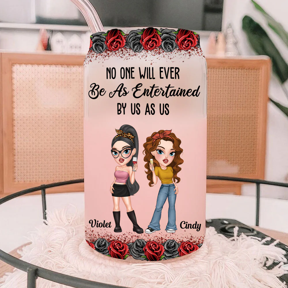 No One Will Ever - Personalized Custom Glass Can - Image 3