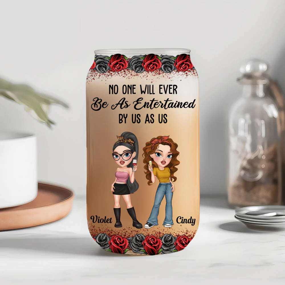 No One Will Ever - Personalized Custom Glass Can - Image 4