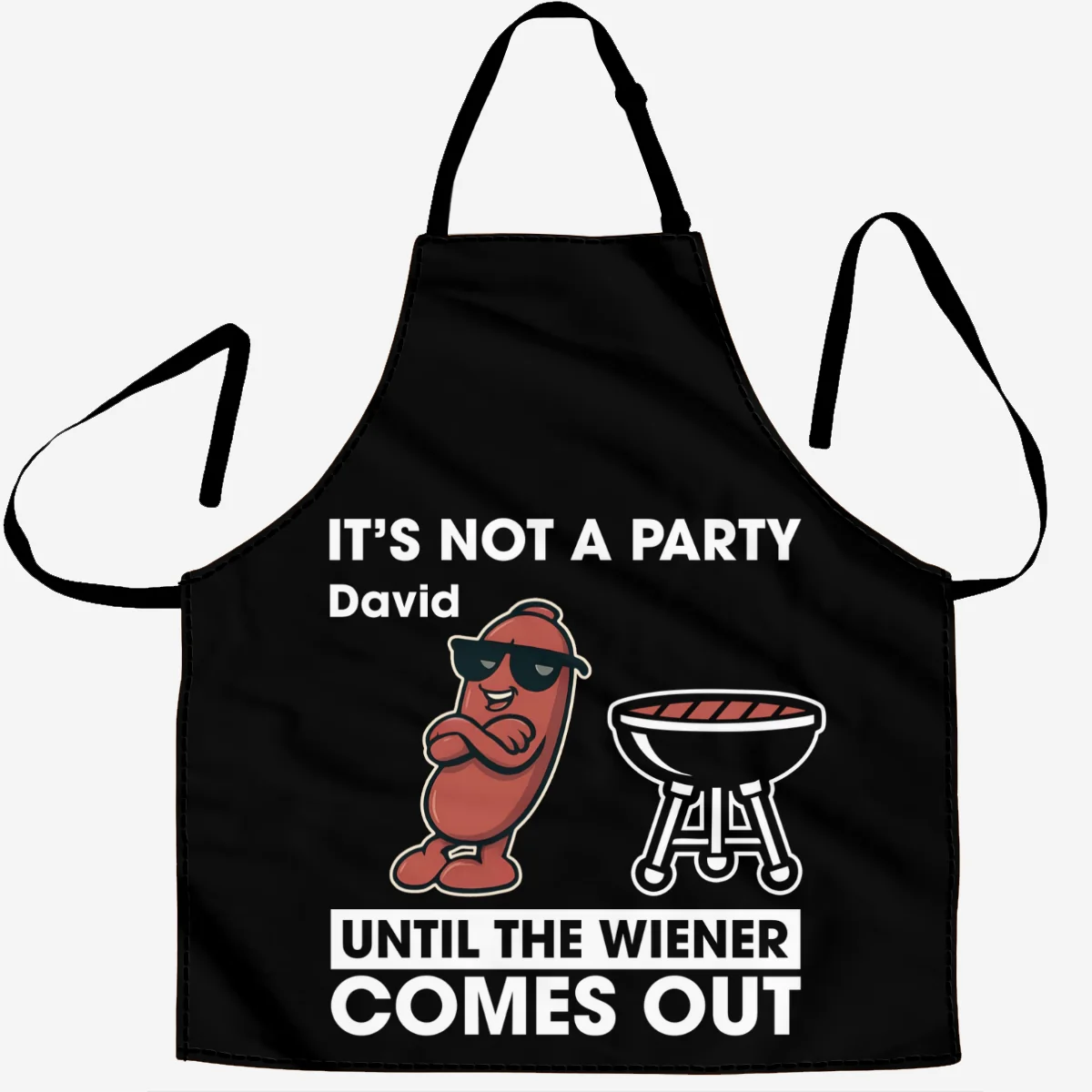 No Party Without Grilled Wieners - Personalized Custom Apron - Image 5