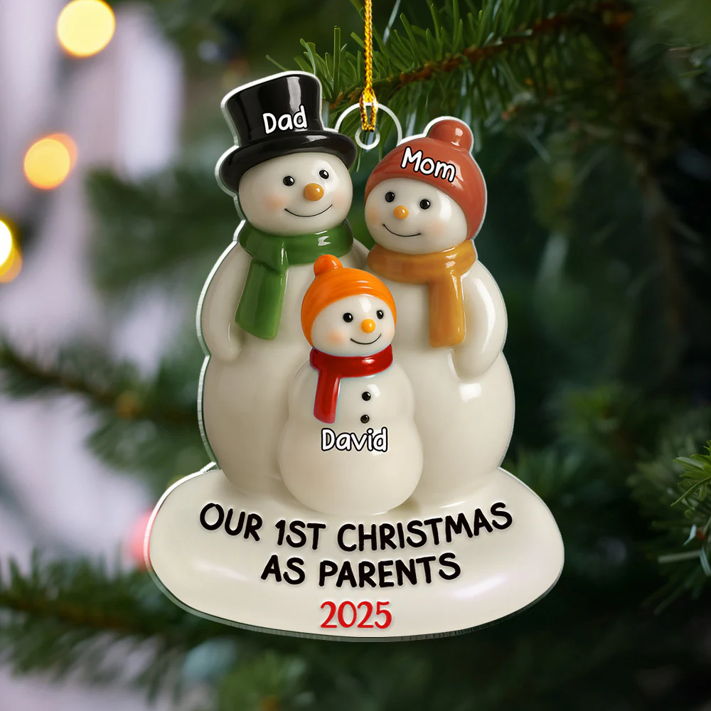 No Place Like Home - Personalized Custom Acrylic Ornament - Image 4
