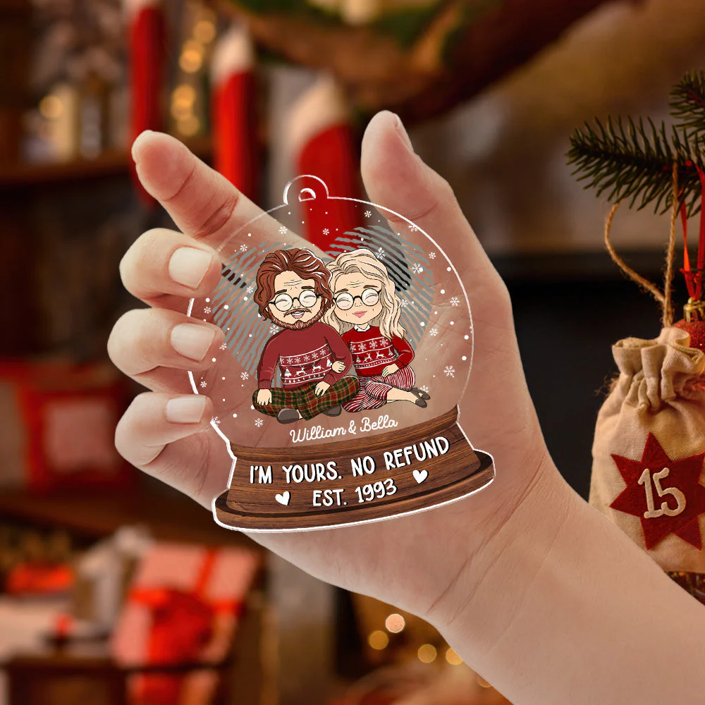 No Refund - Personalized Custom Acrylic Ornament - Image 5