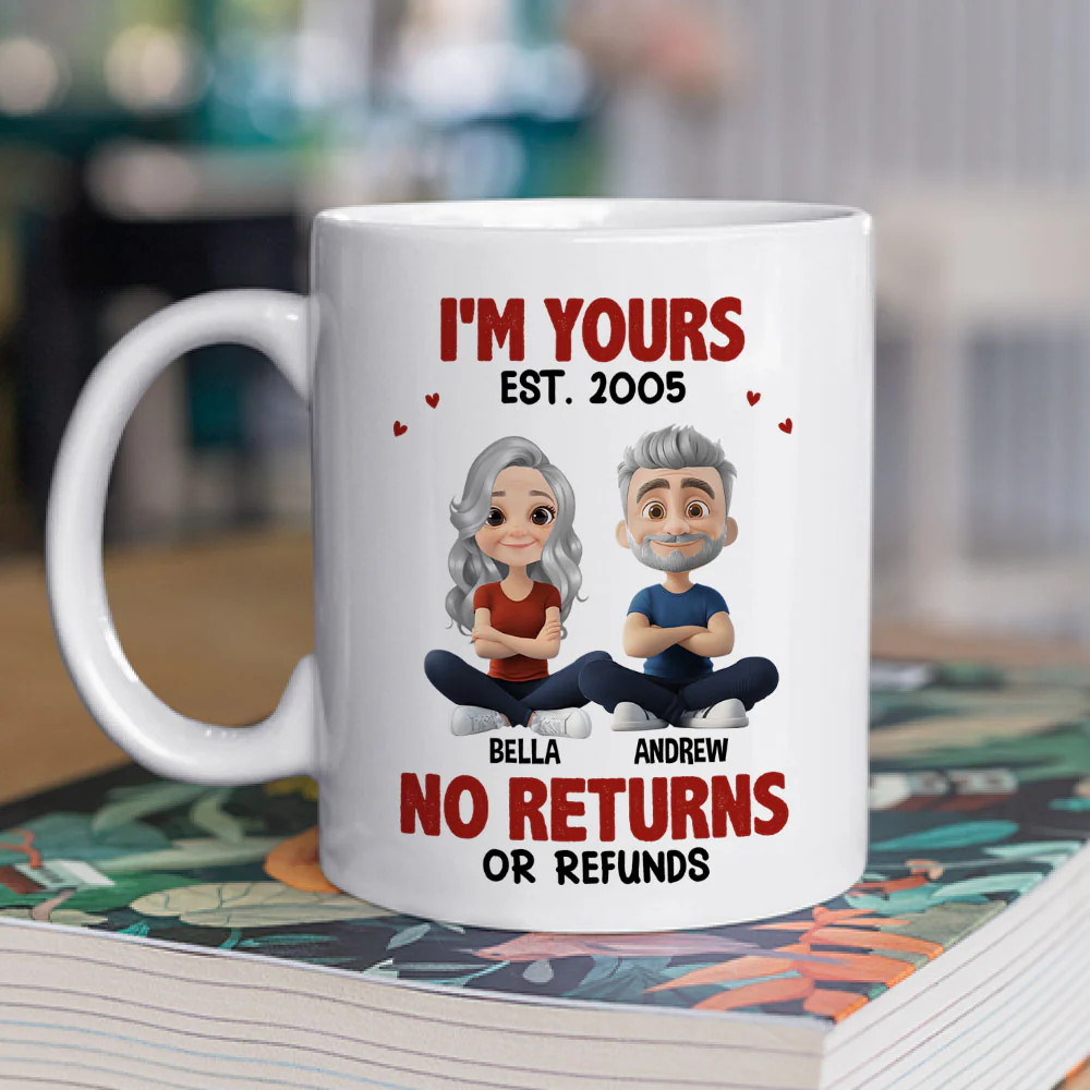 No Refunds - Personalized Custom Coffee Mug - Image 2