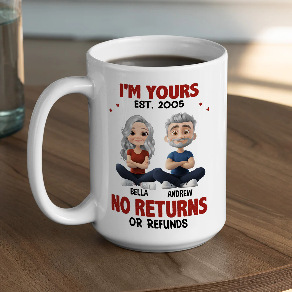 No Refunds - Personalized Custom Coffee Mug - Image 5