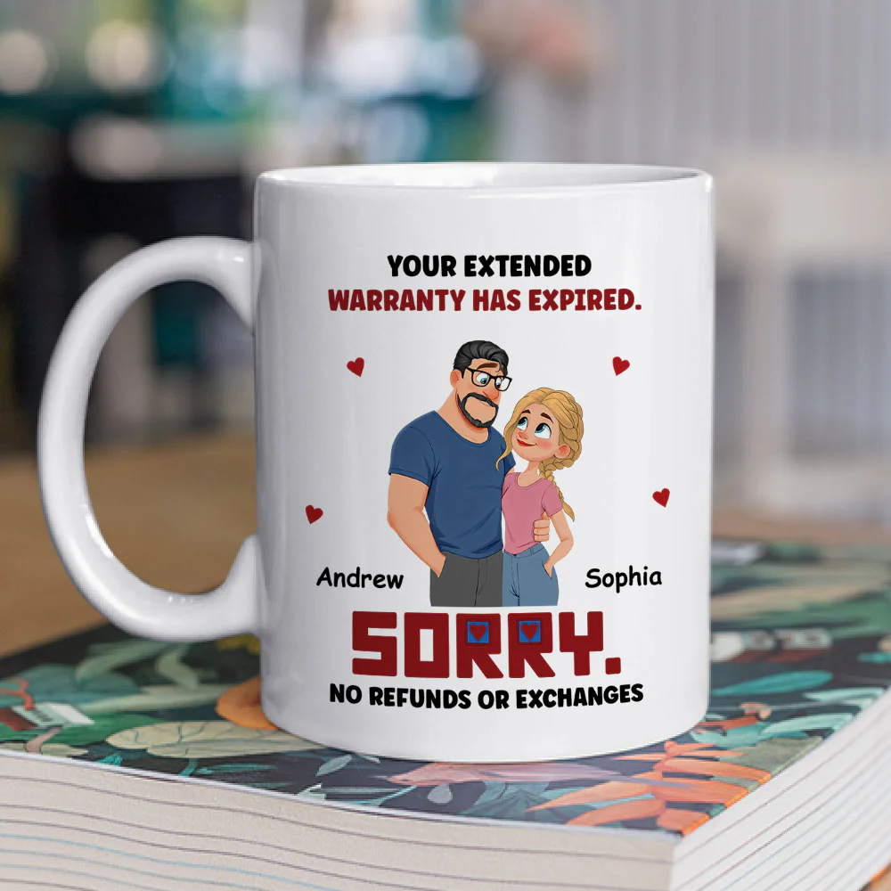 No Returns On This Love - Personalized Custom Coffee Mug - Image 3