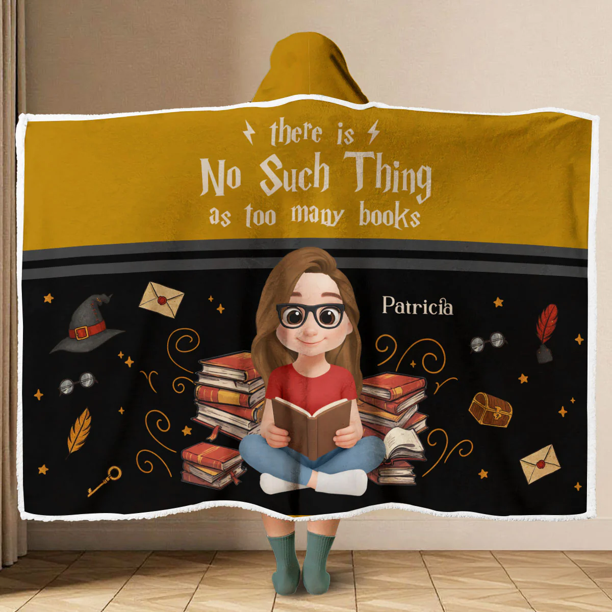 No Such Thing - Personalized Custom Hooded Blanket - Image 4