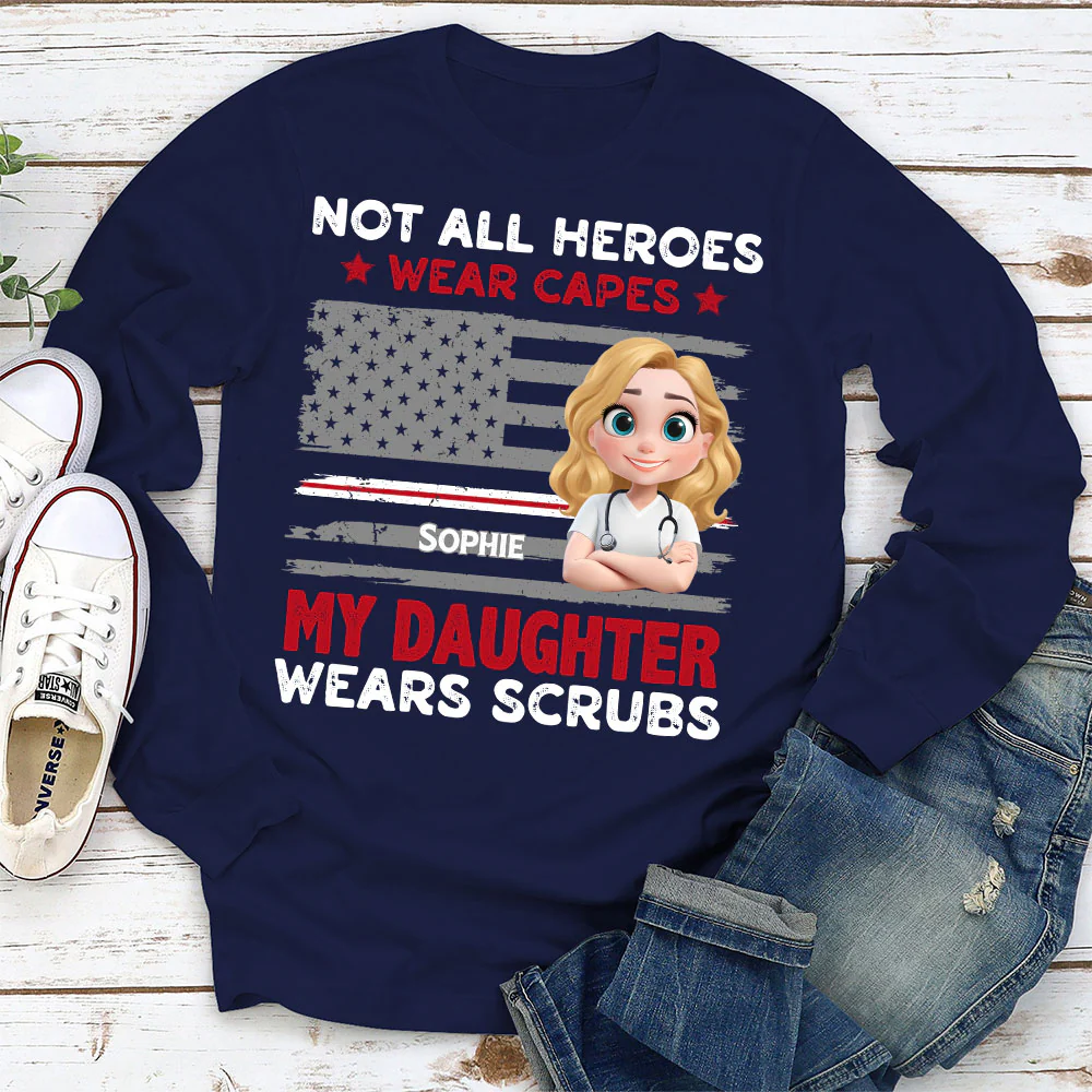 Not All Heroes Wear Capes - Personalized Custom Shirt - Image 13