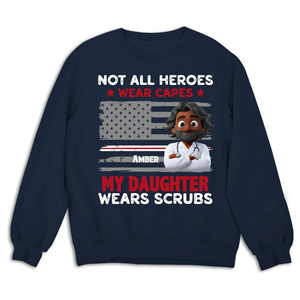 Not All Heroes Wear Capes - Personalized Custom Shirt - Image 24