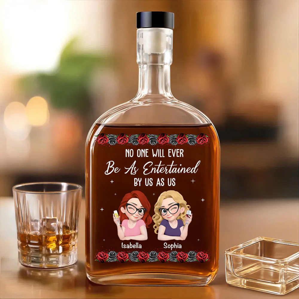 Not As Us - Personalized Custom Spirits Decanter