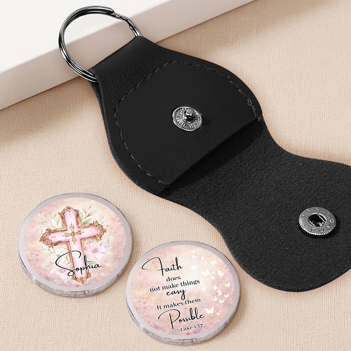 Not Easy But Possible - Personalized Custom Pocket Hug - Image 2