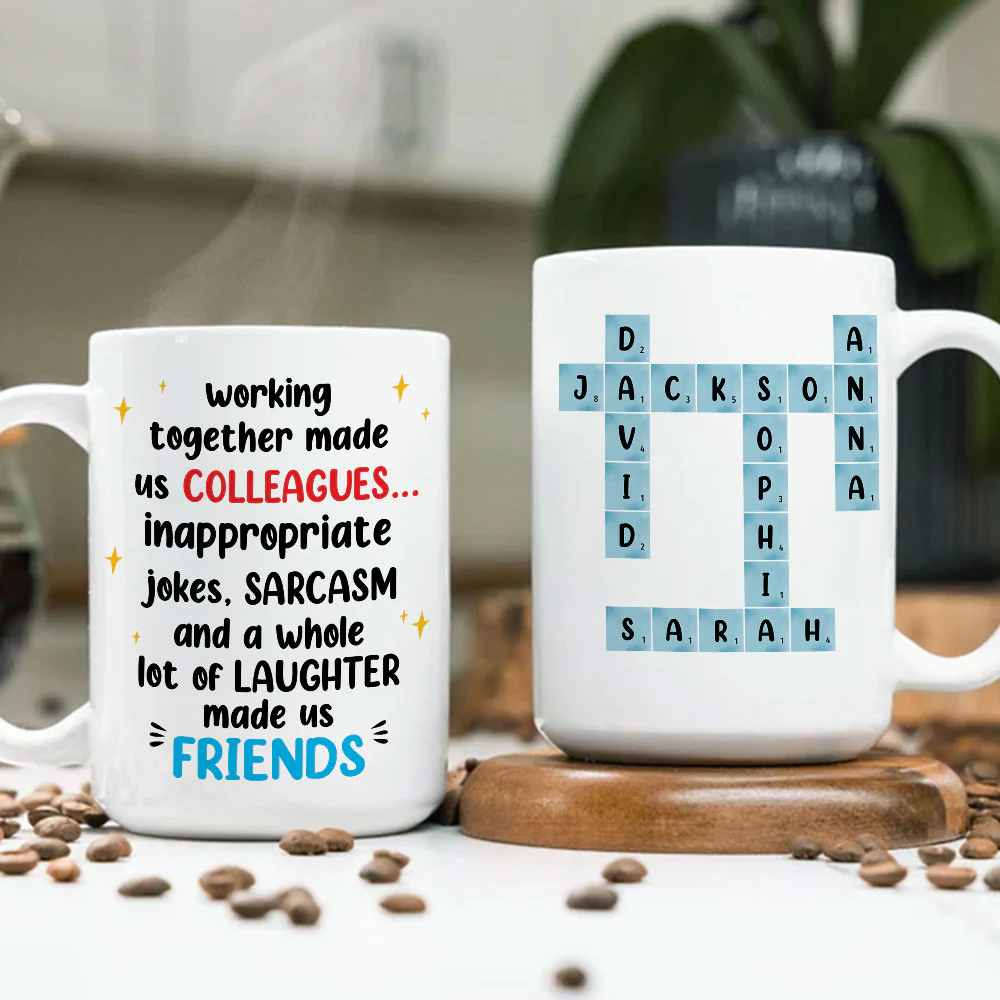 Not Just Colleagues - Personalized Custom Coffee Mug - Image 3