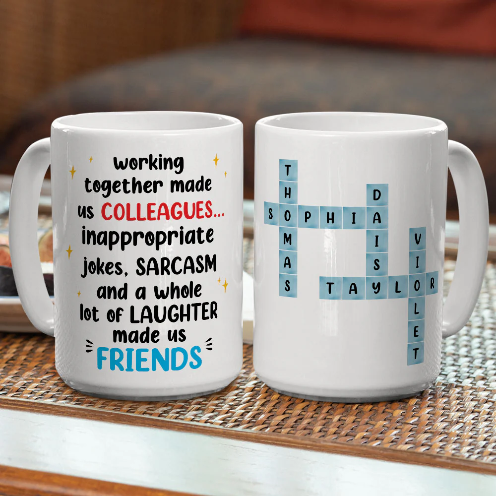 Not Just Colleagues - Personalized Custom Coffee Mug - Image 5