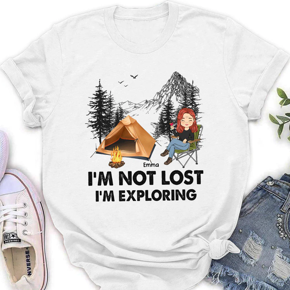 Not Lost - Personalized Custom Women's T-shirt - Image 2