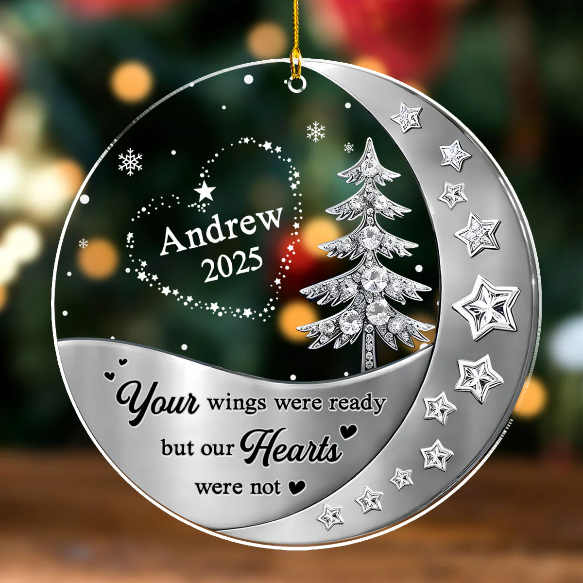 Not The Same Sky - Personalized Custom 3D Effect Acrylic Ornament - Image 4