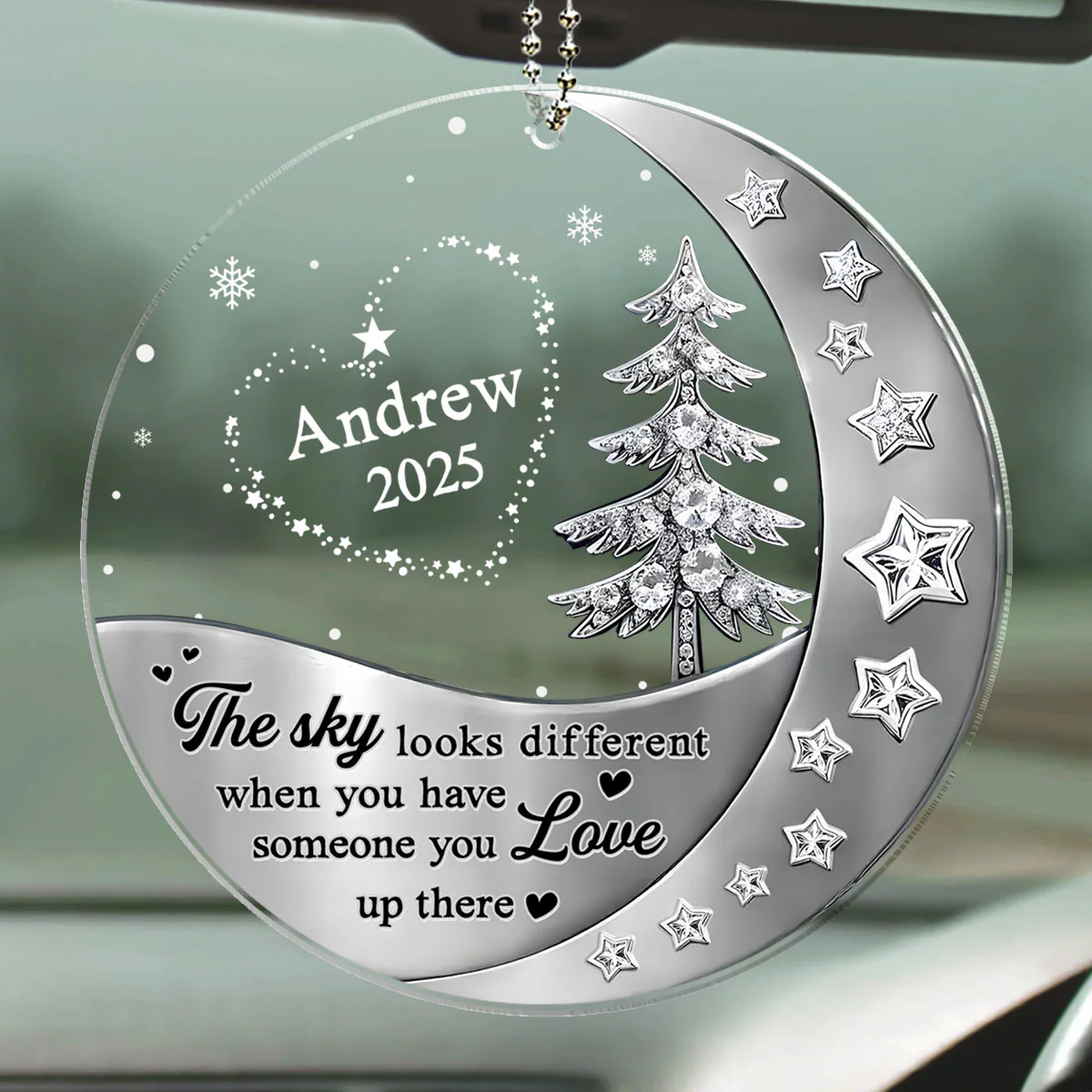 Not The Same Sky - Personalized Custom 3D Effect Car Ornament