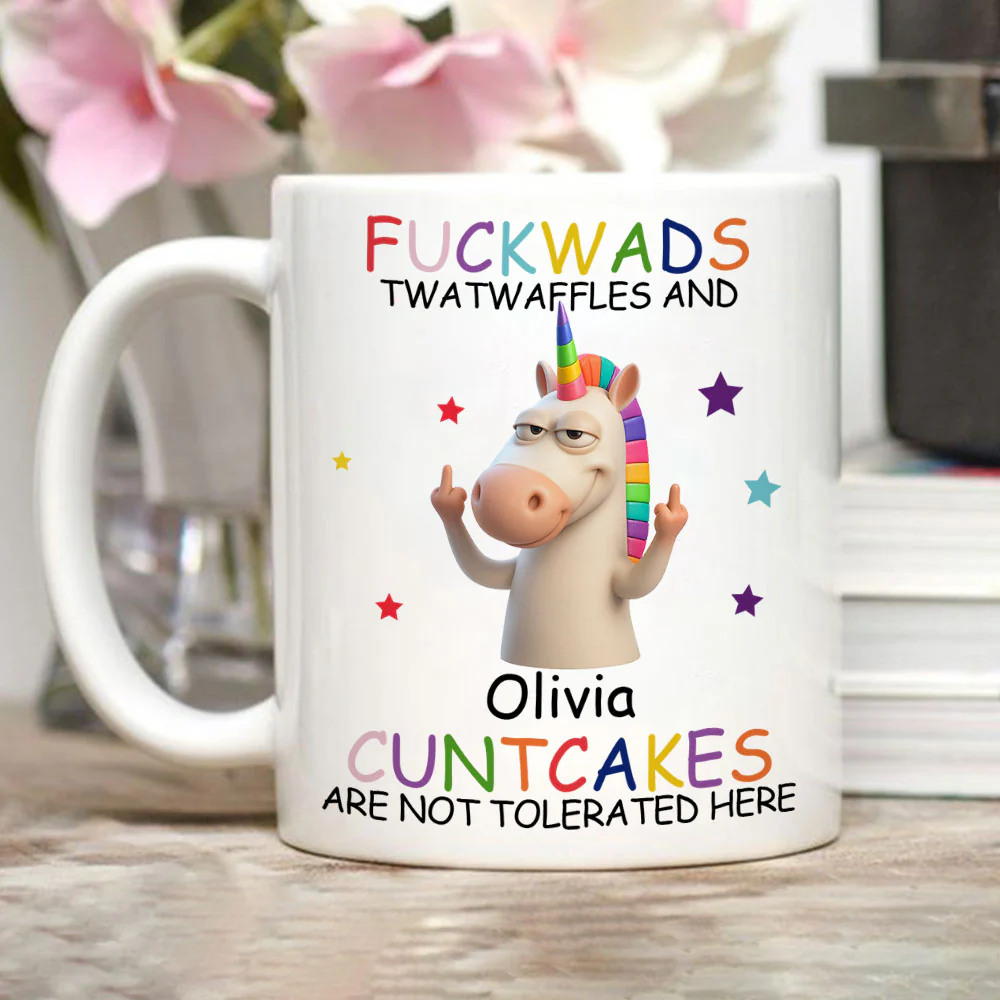 Not Tolerated Here - Personalized Custom Coffee Mug - Image 2