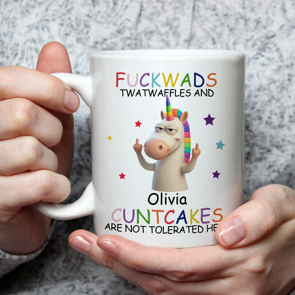 Not Tolerated Here - Personalized Custom Coffee Mug - Image 3