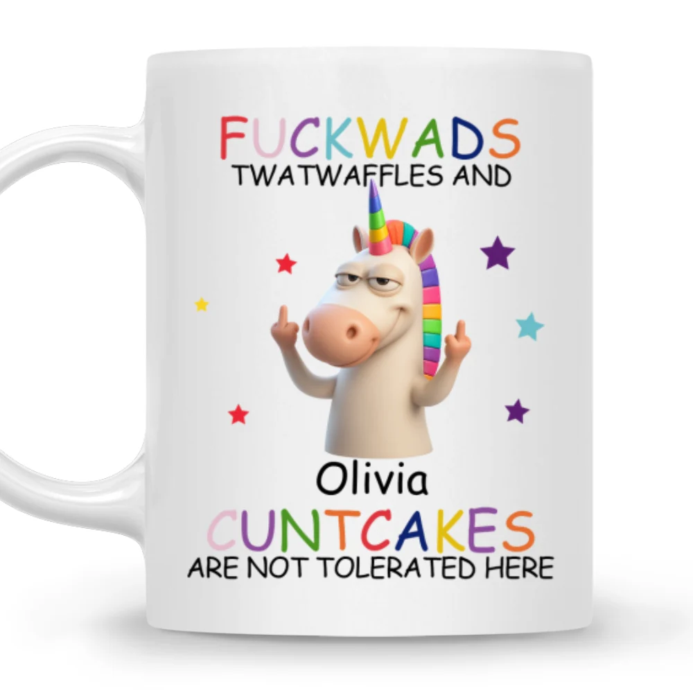 Not Tolerated Here - Personalized Custom Coffee Mug - Image 7
