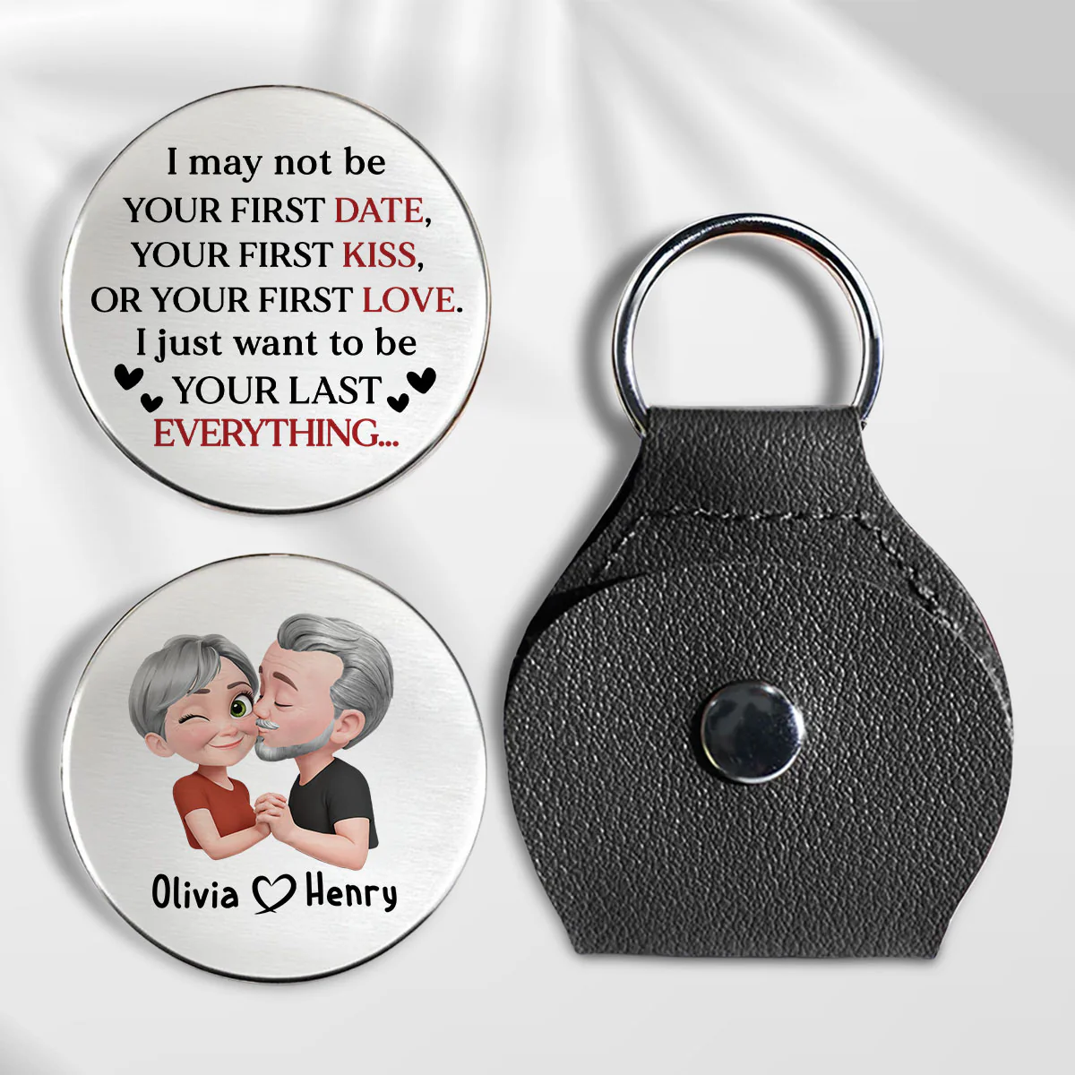 Not Your First Kiss - Personalized Custom Pocket Hug - Image 2