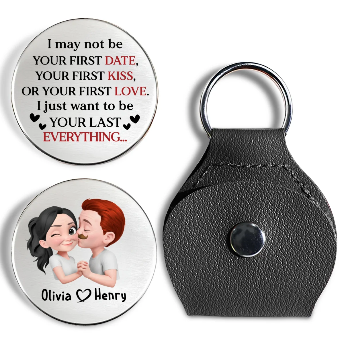 Not Your First Kiss - Personalized Custom Pocket Hug - Image 7