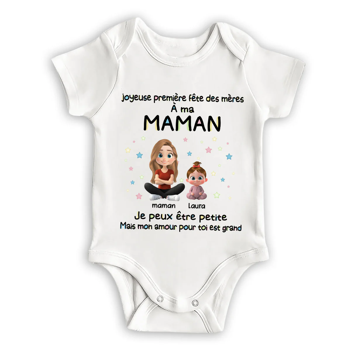 Notre Première Fête des Mères - Body Bébé Personnalisé