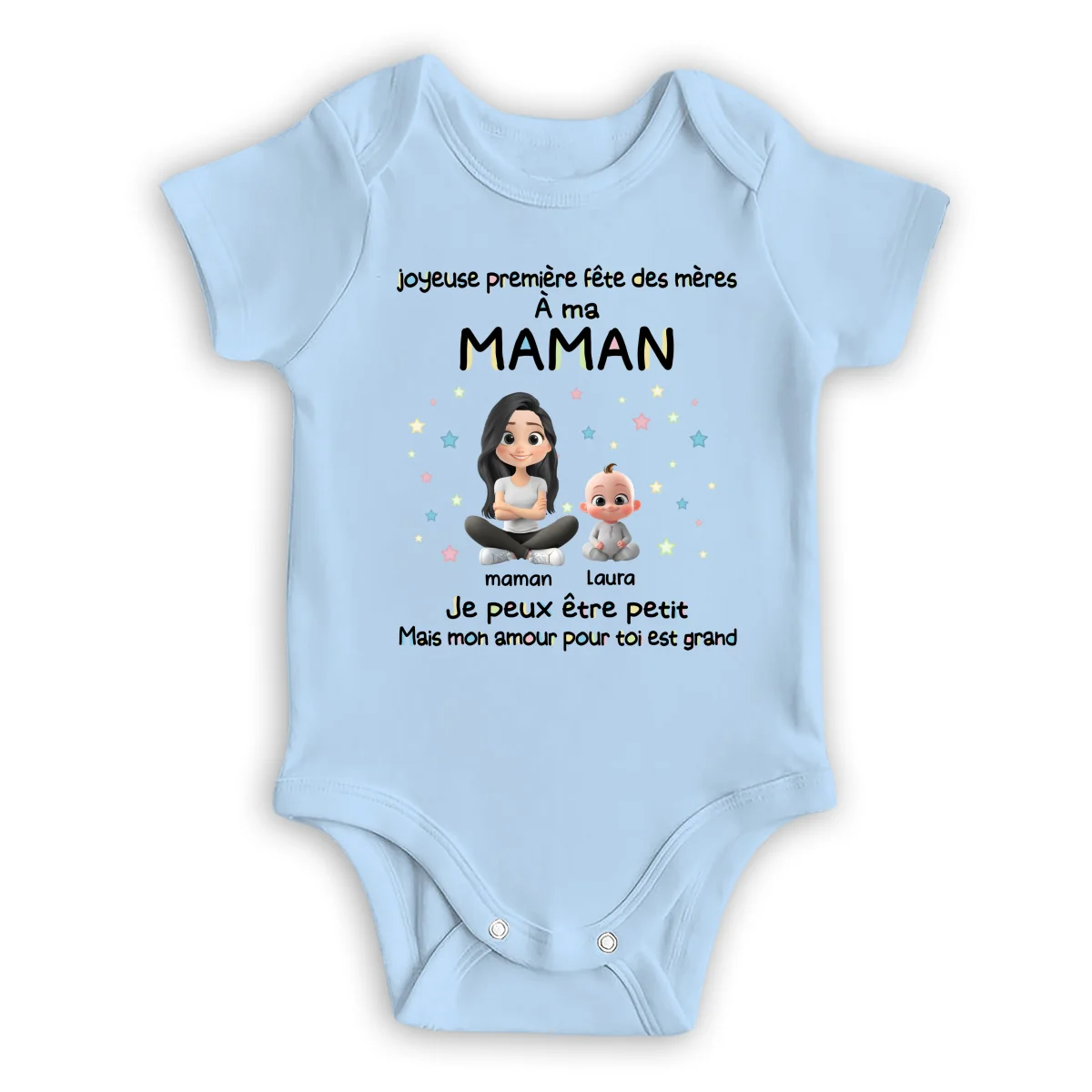 Notre Première Fête des Mères - Body Bébé Personnalisé - Image 8