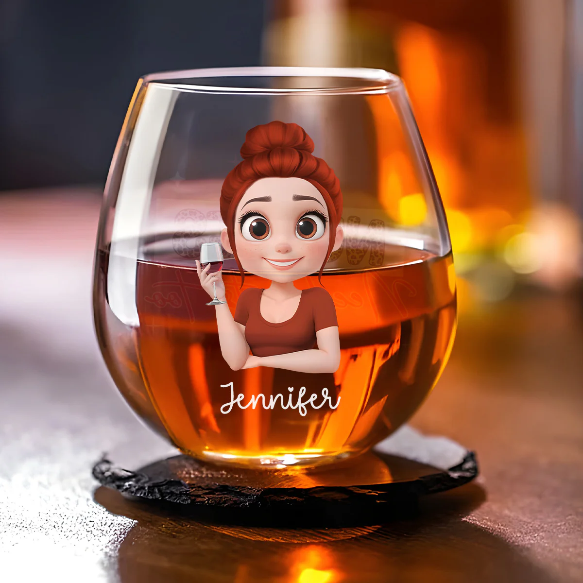 Nurses Need Shot Too - Personalized Custom Wine Glass - Image 2