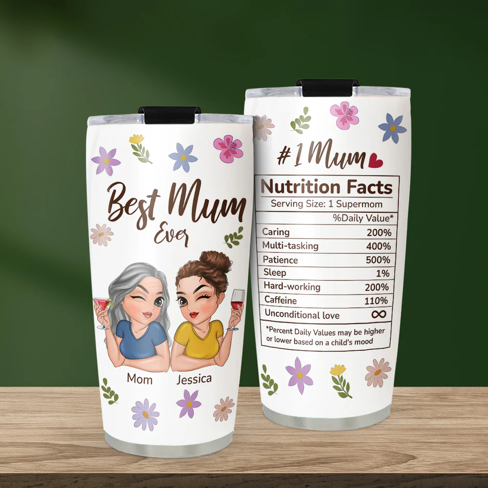 Nutrition Facts - Personalized Custom Tumbler - Image 3
