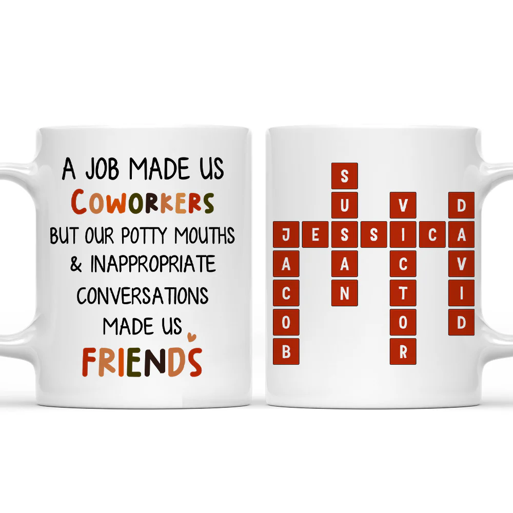 Office Friendship - Personalized Custom Coffee Mug