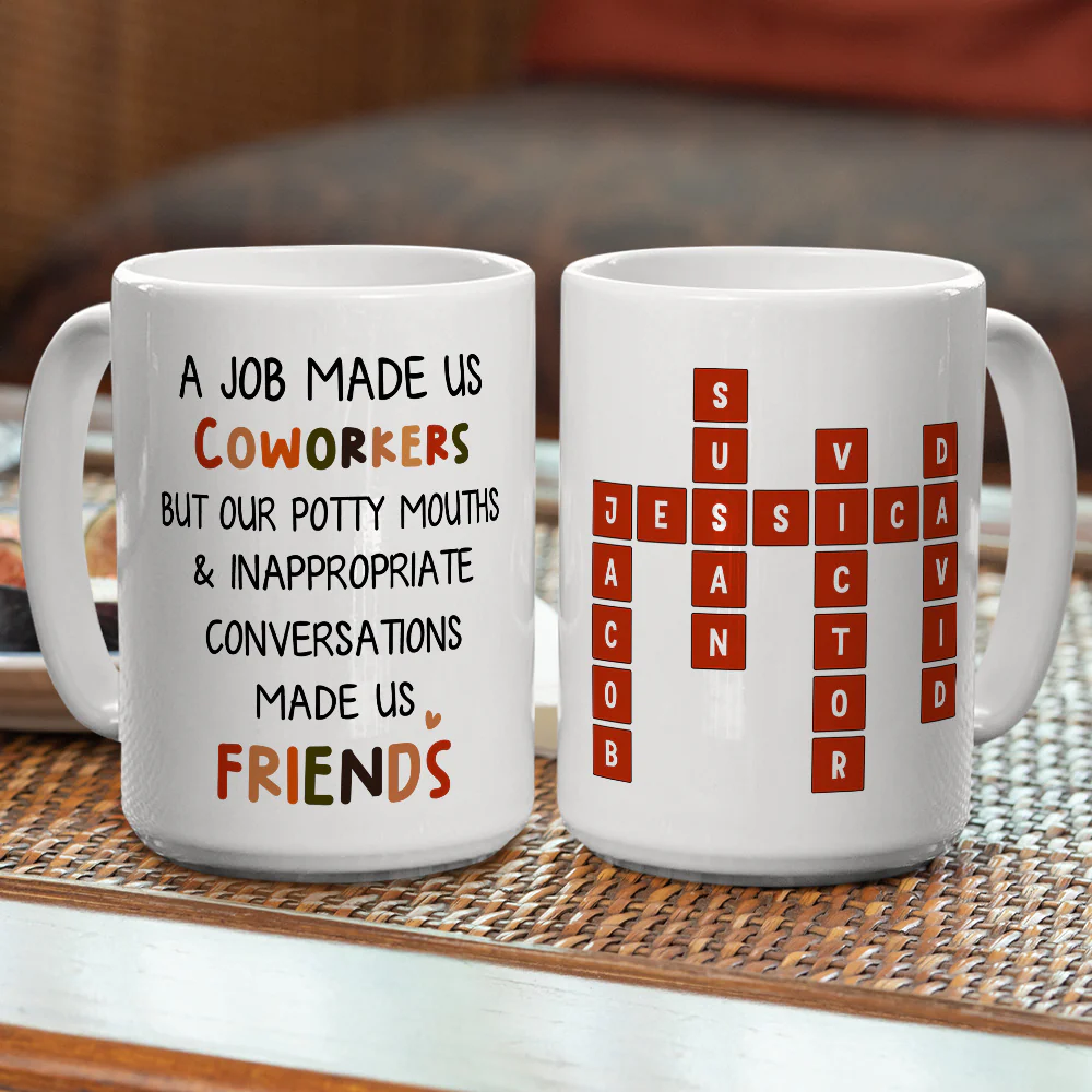 Office Friendship - Personalized Custom Coffee Mug - Image 6