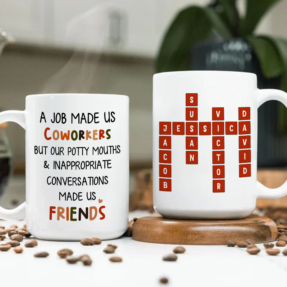 Office Friendship - Personalized Custom Coffee Mug - Image 7