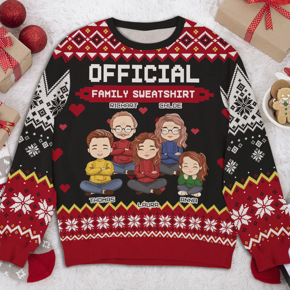 Official Sweatshirt - Personalized Custom All-Over-Print Sweatshirt - Image 2