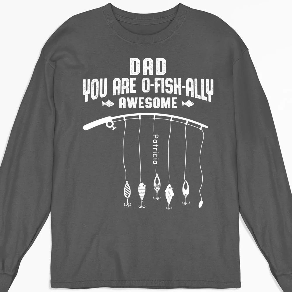 Ofishally Awesome Dad - Personalized Custom Shirt - Image 13